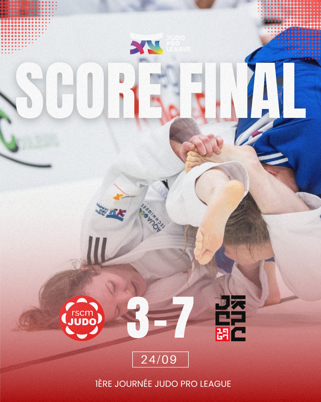 vignette Le RSC Montreuil s’incline pour son entrée en Judo Pro League