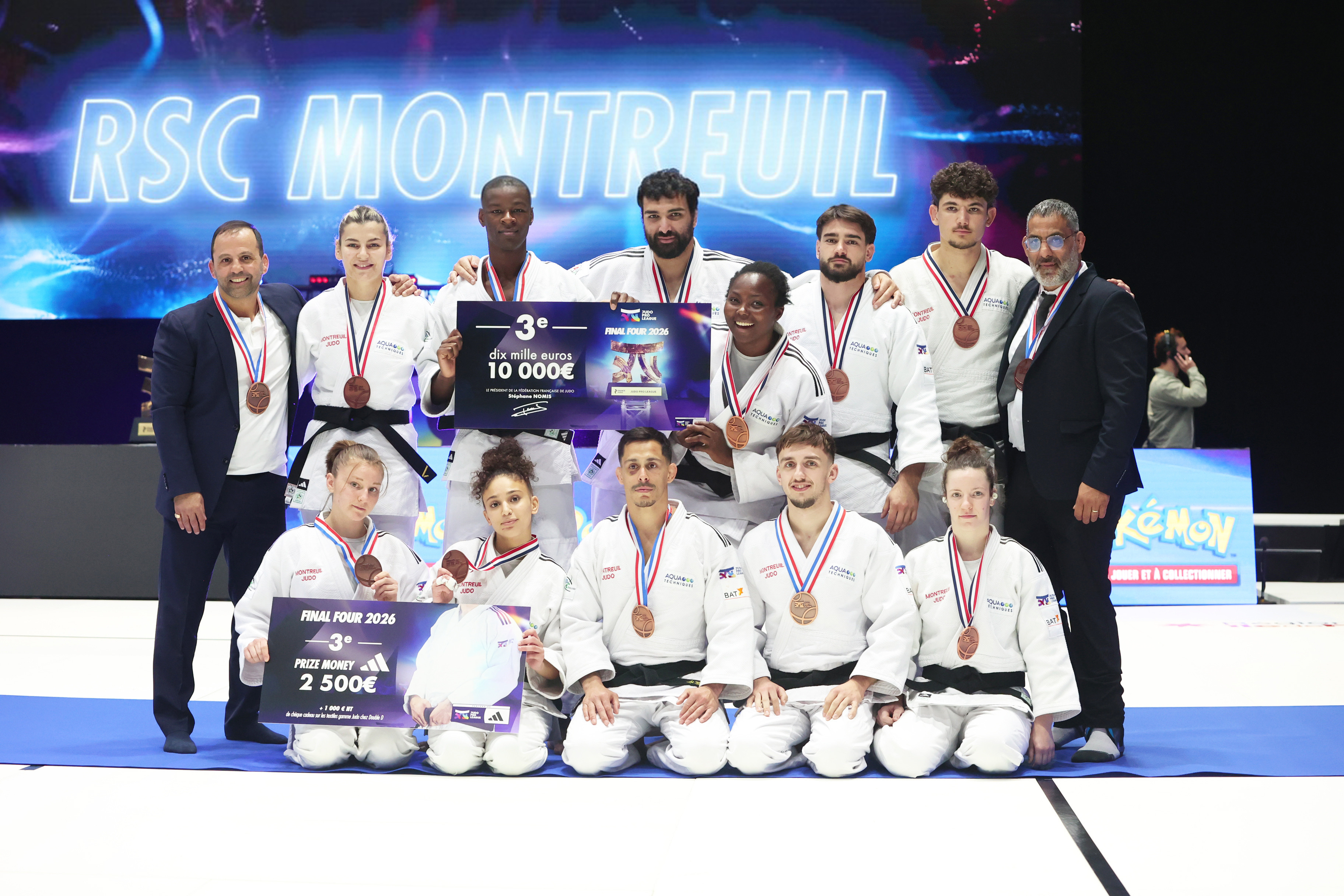 vignette Le RSC Montreuil décroche une très belle médaille de bronze en Judo Pro League